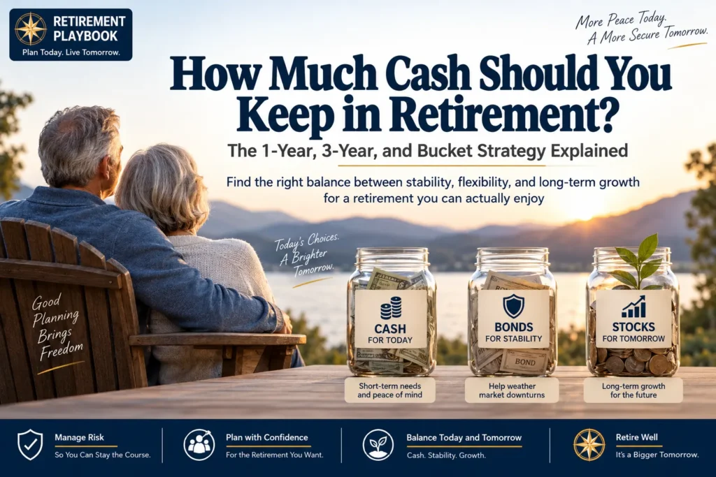 How much cash should you keep in retirement using a 1-year, 3-year, or bucket strategy